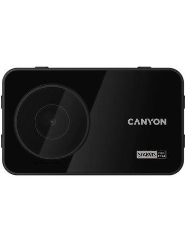 Видео регистратор Canyon RoadRunner CDVR-10GPS, 3.0'' IPS (640x360), FHD 1920x1080@60fps, 2 MP camera, 136° Viewing Angle, Wi-Fi, GPS, USB Type-C, Supercapacitor, Night Vision - CND-DVR10GPS