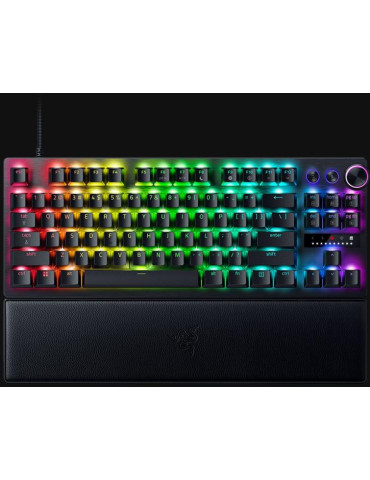 Геймърска клавиатура Razer Huntsman V3 Pro Tenkeyless, Razer Chroma RGB - RZ03-04980100-R3M1