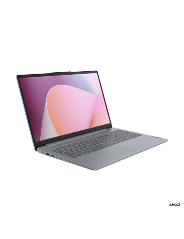 Лаптоп Lenovo IdeaPad 3 SLIM 15, AMD Ryzen 3 7320U, 15.60" FHD,TN 250nits AG, 8GB RAM, 256GB SSD, Integrated AMD Radeon 610M Graphics - 82XQ0034BM