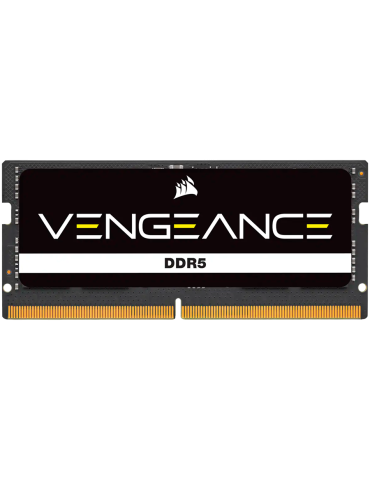 RAM памет Corsair 16GB DDR5 5600MHz PC5-44800, C48 1.1V, VENGEANCE, SODIMM - CMSX16GX5M1A5600C48