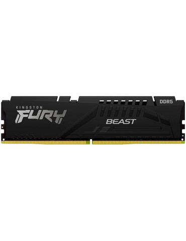 RAM памет Kingston 64GB(2x32GB) DDR5 6000MHz CL30 DIMM FURY Beast Black EXPO - KF560C30BBEK2-64