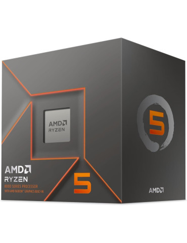 Процесор AMD Ryzen 5 8400F 6C/12T, 4.2GHz / 5.7GHz Boost, 22MB, 65W, AM5 - 100-100001591BOX