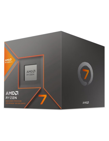 Процесор AMD Ryzen 7 8700F 8C/16T, 4.1GHz / 5.0GHz Boost, 24MB, 65W, AM5 - 100-100001590BOX