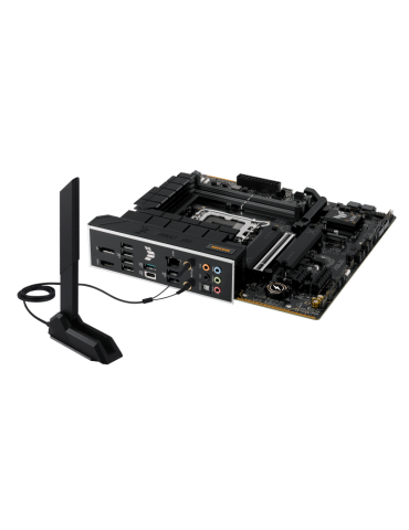 Дънна платка Asus TUF GAMING B760M-PLUS WIFI II, LGA1700 Micro-ATX, 4x DDR5, PCIe 5.0, WiFi 6 - 90MB1HE0-M0EAY0