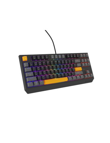 Механична геймърска клавиатура Genesis Thor 230 TKL Anchor Gray Negative US RGB Mechanical Outemu Red - NKG-2082