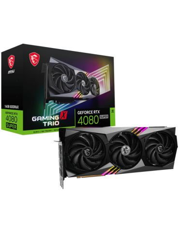 Видео карта MSI Nvidia GeForce RTX 4080 Super 16G GAMING X TRIO, 16GB GDDR6X, 256 bit