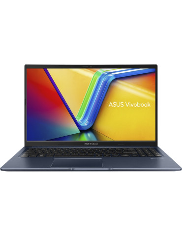 Лаптоп Asus Vivobook M1502YA-BQ018, AMD Ryzen R7-7730U, 15.6 "FHD (1920X1080) 16:9,16GB DDR4 (8 GB on BD),1TB SSD,Backlit Keyboard , NO OS, Quiet Blue - 90NB0X21-M00LK0