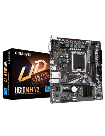 Дънна платка Gigabyte H610M H V2, LGA1700, DDR5, Micro ATX