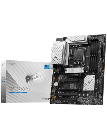 Дънна платка MSI PRO B760-P II, ATX, LGA1700, 4xDDR5