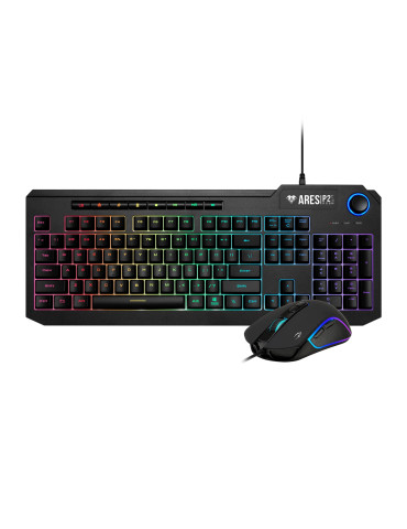 Геймърска комплект Gamdias Gaming COMBO 2-in-1 Keyboard, Mouse ARES P2 Lite - GAMDIAS-ARES-P2-LITE