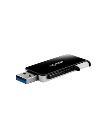 Флаш памет Apacer 64GB AH350 USB 3.2 Gen 1, Black - AP64GAH350B-1