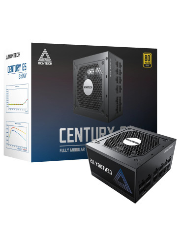 Захранване Montech CENTURY G5 850, PSU ATX3.0, Gold, Full Modular - MONTECH-CENTURY-G5-850