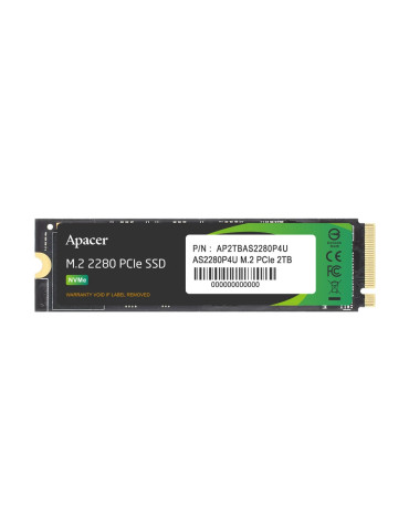 SSD диск Apacer 2TB AS2280P4U M.2 PCIe  - AP2TBAS2280P4U-1