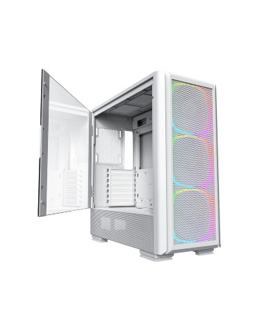 Кутия за компютър Montech SKY TWO GX, Mid-tower Case, TG, 3x140mm ARGB Fans, White - MONTECH-SKY-TWO-GX-WH