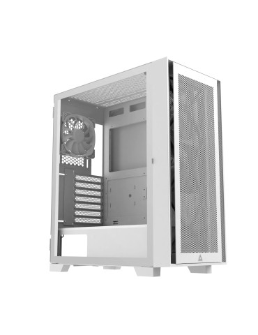 Кутия за компютър Montech AIR 1000 LITE, Mid-tower Case, TG, 3x120mm Fans, White - MONTECH-AIR-1000-LITE-WH