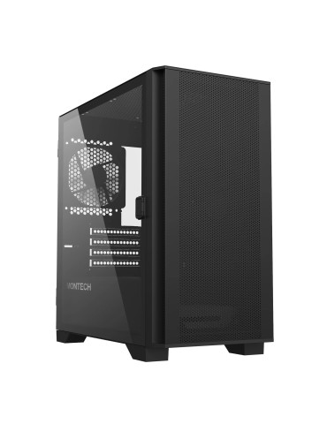 Кутия за компютър Montech AIR 100 LITE, Micro ATX Case, TG, 2x120mm Fans, Black - MONTECH-AIR-100-LITE-BK