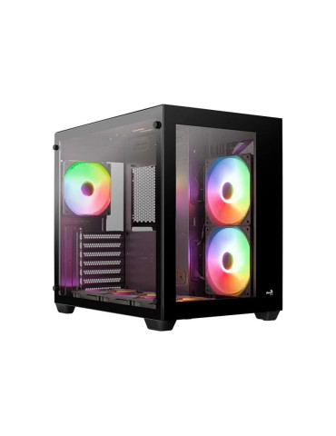 Кутия за компютър AeroCool Dryft-G-BK-v2, ATX, aRGB - ACCM-ES01163.11