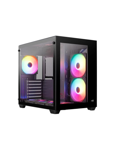 Кутия за компютър AeroCool Dryft-G-BK-v1, ATX, RGB - ACCM-ES01063.11