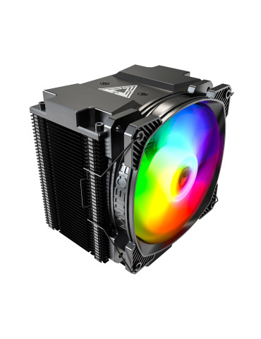 Охладител за процесор Montech AIR COOLER 210, CPU Cooler, 210W TDP, ARGB, Black - MONTECH-AIR-COOLER-210