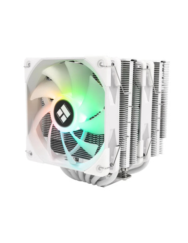 Охладител за процесор Thermalright Peerless Assassin 120 White A-RGB, Dual-Tower, LGA1851/LGA1700/AM5 - PEERLESS-ASSASSIN-120-WH-ARGB