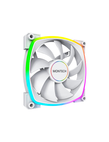 Вентилатор Montech AX140 PWM, Fan 140mm, ARGB, White - MONTECH-AX140-PWM-WH