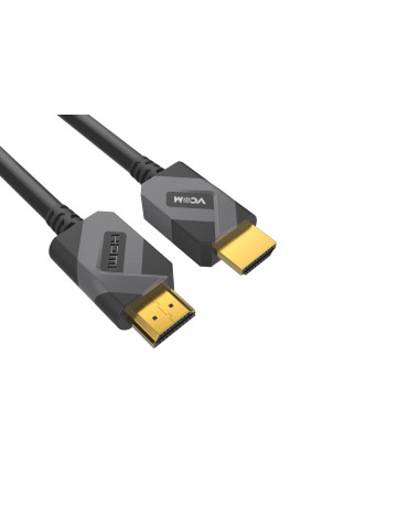 Кабел VCom HDMI v2.1 M / M 2.0m  - 8K Dolby Vision HDR, Black/Grey - CG805-2.0m