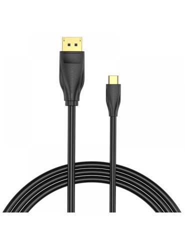 Кабел Vention Type-C to DisplayPort - 1.5m 8K Black - CGYBG