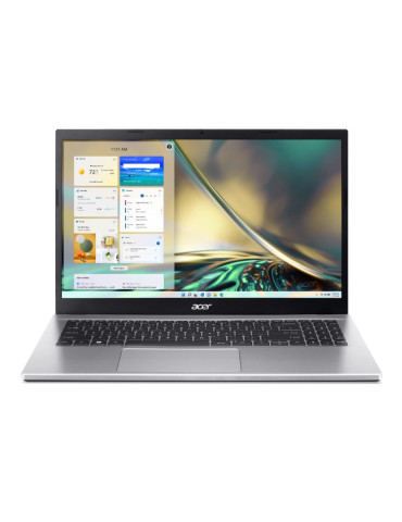 Лаптоп Acer Aspire 3 A315-59-39M9, Intel Core i3 1215U, 15.6" FHD  IdeaPadS SlimBezel AG, 16GB DDR4 RAM, 512GB SSD, Intel UMA Graphics, No OS, Silver - NX.K6TEX.011