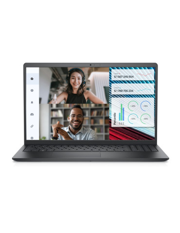 Лаптоп Dell Vostro 3520, Intel Core i3-1215U (10 MB Cache up to 4.40 GHz), 15.6" FHD AG 120Hz WVA 250nits, 8GB, 1x8GB DDR4, 512GB, UHD Graphics, HD Cam and Mic, 802.11ac, BG KB, Ubunto PS - N3001PVNB3520EMEA01_UBU