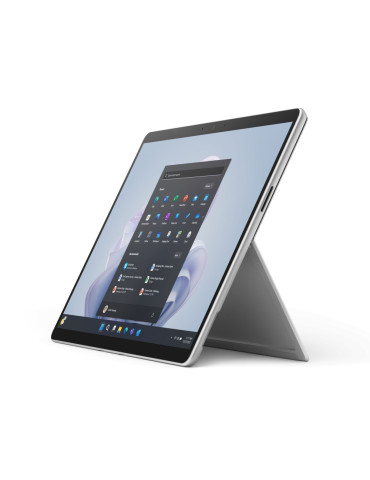 Лаптоп Microsoft Surface PRO 9, Intel Core i5-1235U, 13" (2880 x 1920) PixelSense Flow Display, Intel Iris Xe Graphics, 8GB RAM, 256GB SSD, Win 11 Home, Platinum - QEZ-00004