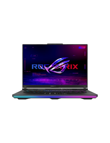 Лаптоп Asus ROG Strix SCAR 16 G634JZR-RA085X, Intel i9-14900HX, 16" QHD  16:10 WQXGA 240Hz, RAM 32GB DDR5, 1TB SSD, RTX4080  12GB DDR6, RGB Per-Key Kbd, Win 11 Pro, Off Black - 90NR0IC2-M003R0