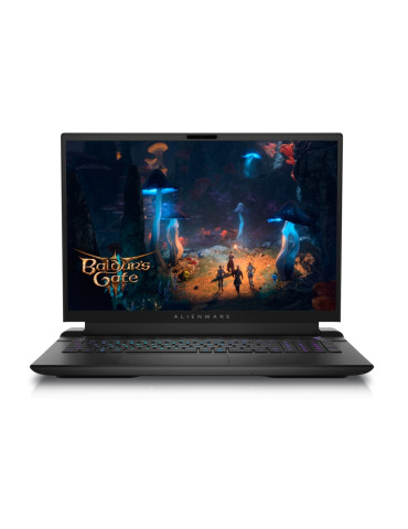 Лаптоп Dell Alienware m18 R2, Intel Core i7 14650HX, 18" QHD  (2560x1600) 165Hz, 3ms, RAM 32GB DDR5, 1TB SSD, RTX4060 8GB GDDR6, Win11 Pro, Dark Metallic - #DELL03241