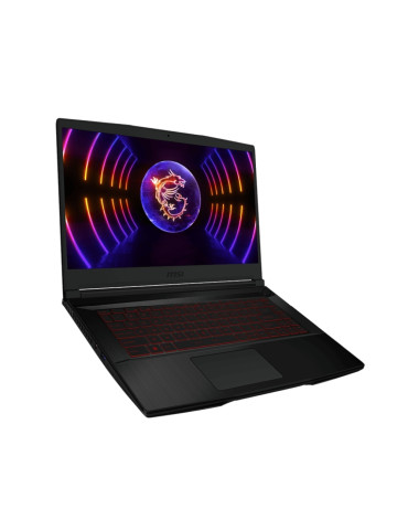 Лаптоп MSI Thin GF63 12UC, Intel i5-12450H , 15.6" FHD, 144Hz, IPS, RAM 8GB DDR4, 512GB SSD, RTX3050 4GB, Red Backlit KBD, NO OS - 9S7-16R821-879