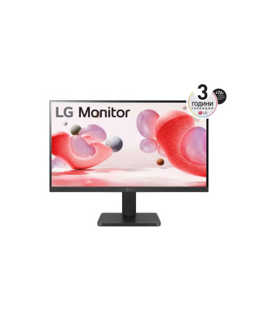 Монитор LG 22MR410-B, 21.45" VA, 5ms (GtG at Faster), 100Hz, 3000:1, Dynamic Action Sync, 250 cd/m2, FullHD, AMD FreeSync, Flicker Safe, Reader Mode, D-Sub, HDMI, Black