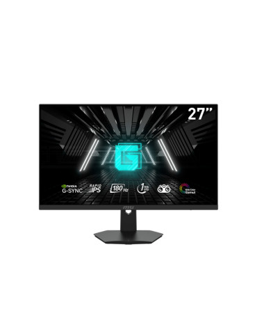 Монитор MSI G274F, 27", 180Hz, Rapid IPS, 1ms, FHD, Nvidia G-sync compatible, Night Vision, Anti-Flicker, Less Blue Light, 250 nits, 1000:1, 100M:1, HDMI, DP, 1x Earphone out, Console mode - 9S6-3CC2CH-239