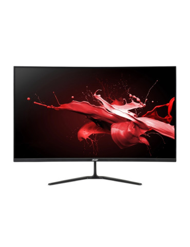 Монитор Acer Nitro ED320QRS3biipx, 31.5" Curved 1500R VA, Anti-Glare, ZeroFrame, FreeSync, 1ms(VRB), 3000:1, 250nits, FHD, 180Hz, HDMI, DP, Audio out, BluelightShield, Black - UM.JE0EE.301