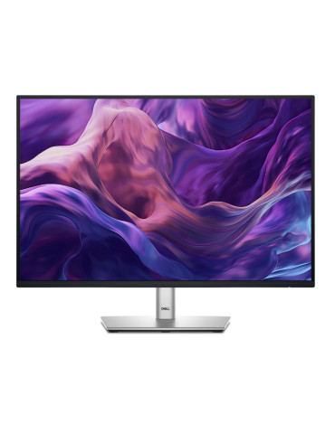 Монитор Dell P2425, 24" WUXGA LED, IPS Anti-Glare, 5ms, 100Hz, 1500:1, 300 cd/m2, 1920x1200, 99% sRGB, USB-C, 4xUSB 3.2, HDMI, DP, VGA, Height Adjustable, Swivel, Black 