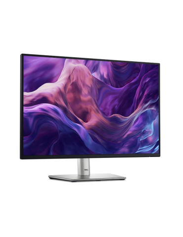 Монитор Dell P2425E, 24" WUXGA LED, IPS Anti-Glare, 5ms, 100Hz, 1500:1, 300 cd/m2, 1920x1200, 99% sRGB, USB-C, USB 3.2, HDMI, DP, VGA, RJ45, PD 90W, Height Adjustable, Swivel, Black