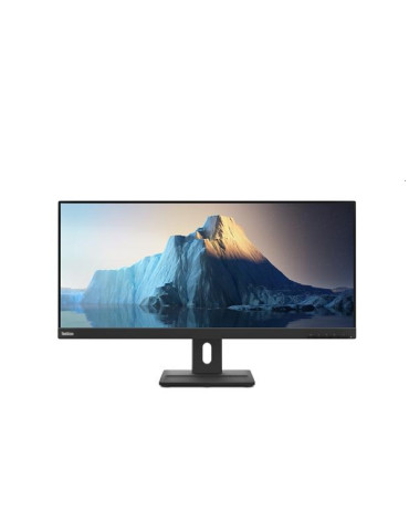 Монитор Lenovo ThinkVision E29w-20 29", IPS, WLED, 2560x1080, AG, 4ms, 90Hz, 300 cd/m2, 1000:1, Speakers 3Wx2, Swivel, Height Adjust Stand, HDMI, DP - 62CEGAT3EU