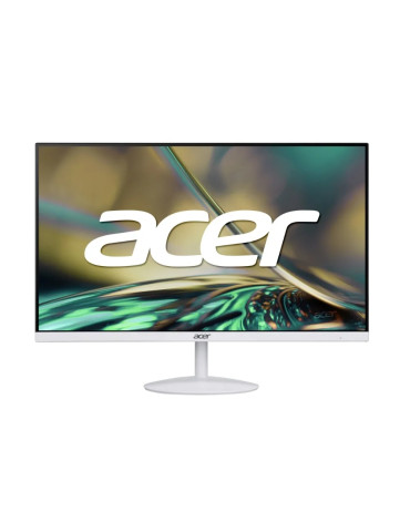 Монитор Acer SA242YEwi 23.8" IPS, LED, ZeroFrame, FHD, FreeSync, AG, 1ms (VRB), 100Hz, 100M:1, 250 cd/m2, VGA, HDMI, Bluelight shield, Acer Display Widget, VESA, White - UM.QS2EE.E09