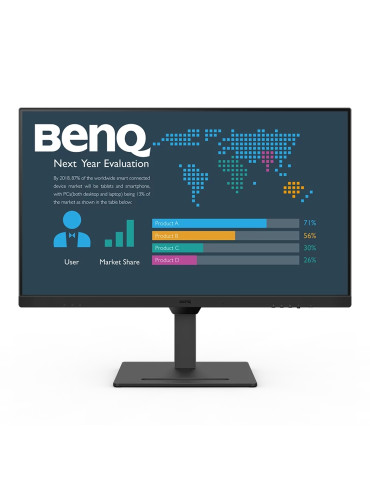 Монитор BenQ BL3290QT 32" IPS, 5ms, QHD 2560x1440, 75Hz, 99% sRGB, Eye-CareU, LBL, B.I. Gen2, ePaper, 20M:1 DCR, 8 bit, 350cd/m2, HDMI, DP, USB-C 60W, Daisy Chain, USB, 2Wx2,  Black - 9H.LLMLA.TPE