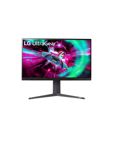 Монитор LG 32GR93U-B, 32", UltraGear IPS 1ms, AG, UHD 4K (3840x2160), 144Hz, HDR 400, 400cd/m2, DCI-P3 95%, USB, VRR, AMD Free-sync, NVIDIA G-Sync, HDMI, DP, Headphone Out, Black