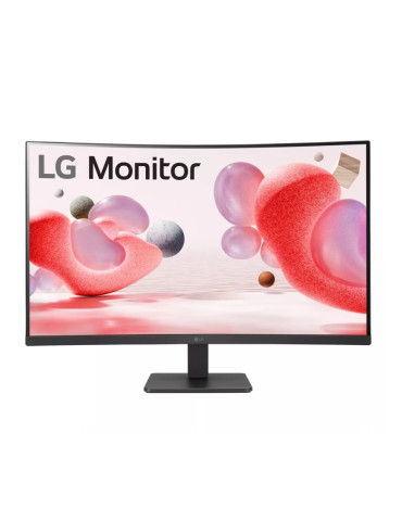 Монитор LG 32MR50C-B, 31.5" VA, Curved Display, 5ms (GtG at Faster), 100Hz, 3000:1, Dynamic Action Sync, 250 cd/m2, FullHD, sRGB 99%, AMD FreeSync, Flicker Safe, Reader Mode, D-Sub, HDMI, Headphone Out, Black