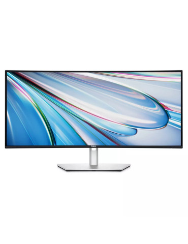 Монитор Dell U3425WE, 34.14'' IPS Anti-Glare, UltraSharp Curved, 21:9, 5ms, 2000:1, 300 cd/m2, WQHD 3440x1440, 120 Hz, sRGB 100%, HDMI, DP, USB 3.2 Hub, USB-C Hub, Speakers, RJ45, KVM