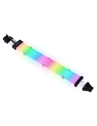 Удължителен RGB кабел Lian-Li Strimer Plus V2, 16-Pin - 12VHPWR за RTX 40-та серия, 108 LED - G89.PW16-8PV2.00