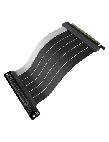 Кабел за вертикален монтаж за видео карта Cooler Master, MasterAccessory Riser Cable PCIe 4.0 x16, 200mm, V2, Черен - MCA-U002R-KPCI40-200