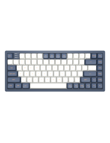 Геймърскa механична клавиатура Dark Project KD83A Ivory/Navy Blue RGB 75%, G3MS Sapphire Switches, PBT - DPP83_GSH_NAVY_ANSI_EN