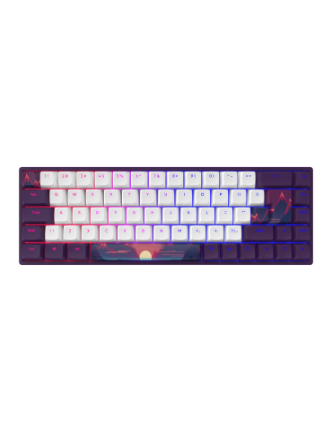 Геймърскa механична клавиатура Dark Project 68 Sunrise RGB 60%, G3MS Sapphire Switches, PBT - DPP68_GSH_SUNR_ANSI_EN