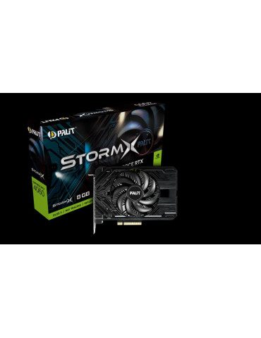 Видео карта Palit GeForce RTX 4060 STORMX 8G GDDR6, 128 bit - NE640600119P1-1070F