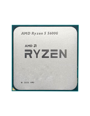 Процесор AMD Ryzen 5 5600G, 3.9GHz(Up to 4.4GHz), 65W, AM4, без охладител и опаковка - 100-100000252